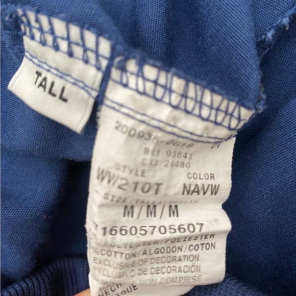 2 pairs Medium Tall Navy scrub pants - Picture 10 of 11